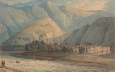 La Grange alla testa del lago di Keswick da Francis Towne